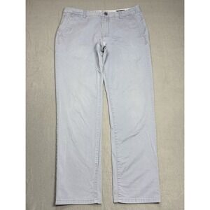 Bonobos Washed Chino Slim Fit Pants Men's 33x32 Light Blue Cotton Stretch Twill